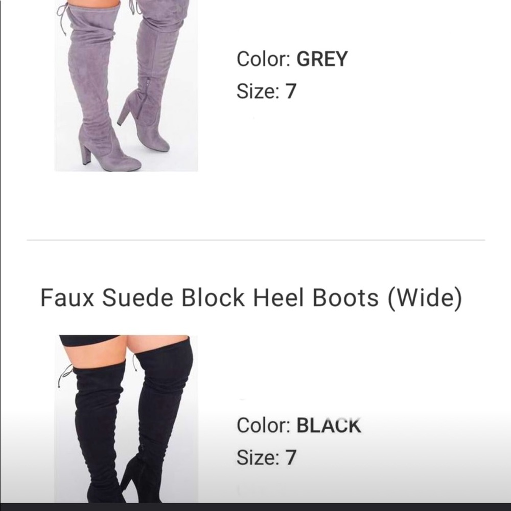 New Over the knee boots.